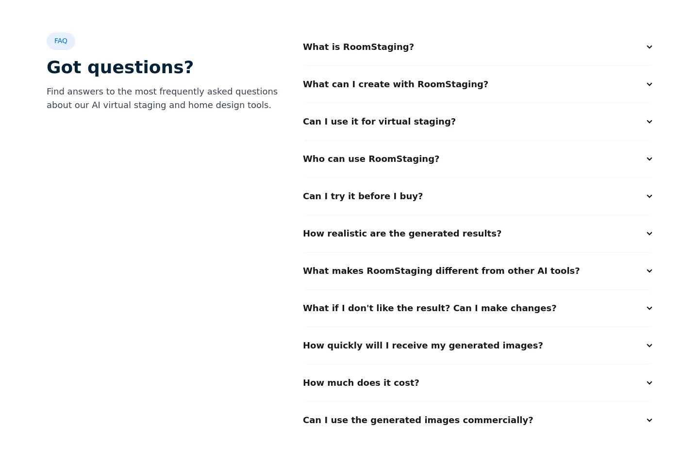 roomstaging.net — FAQ