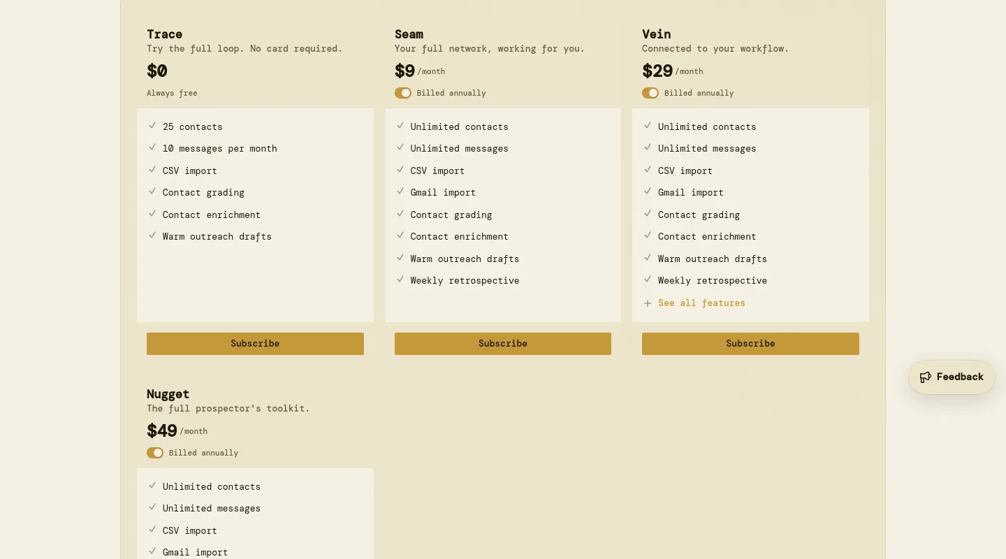 runassay.app — a real Pricing section