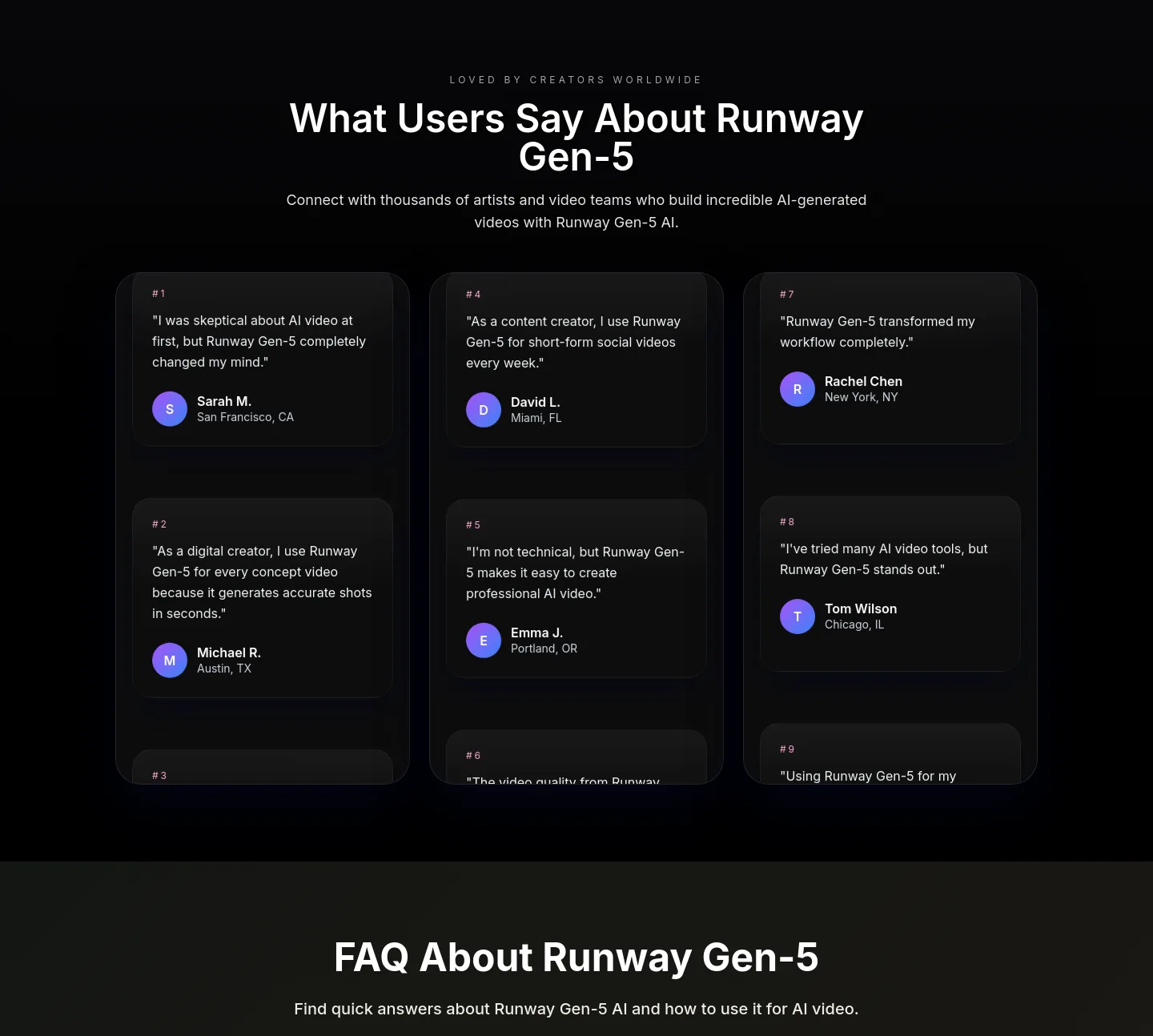 runwaygen5.org — Logo Wall