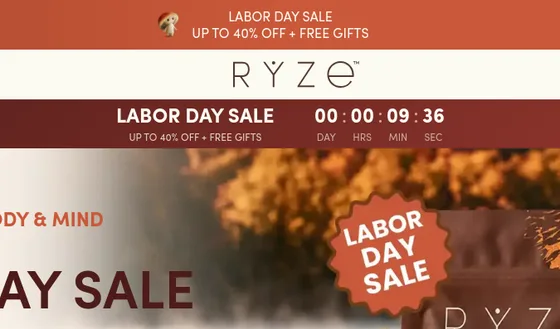 Countdown element from ryzesuperfoods.com