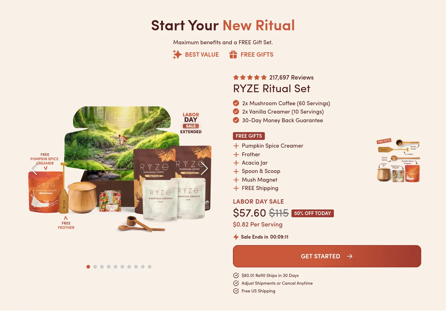 ryzesuperfoods.com — Pricing