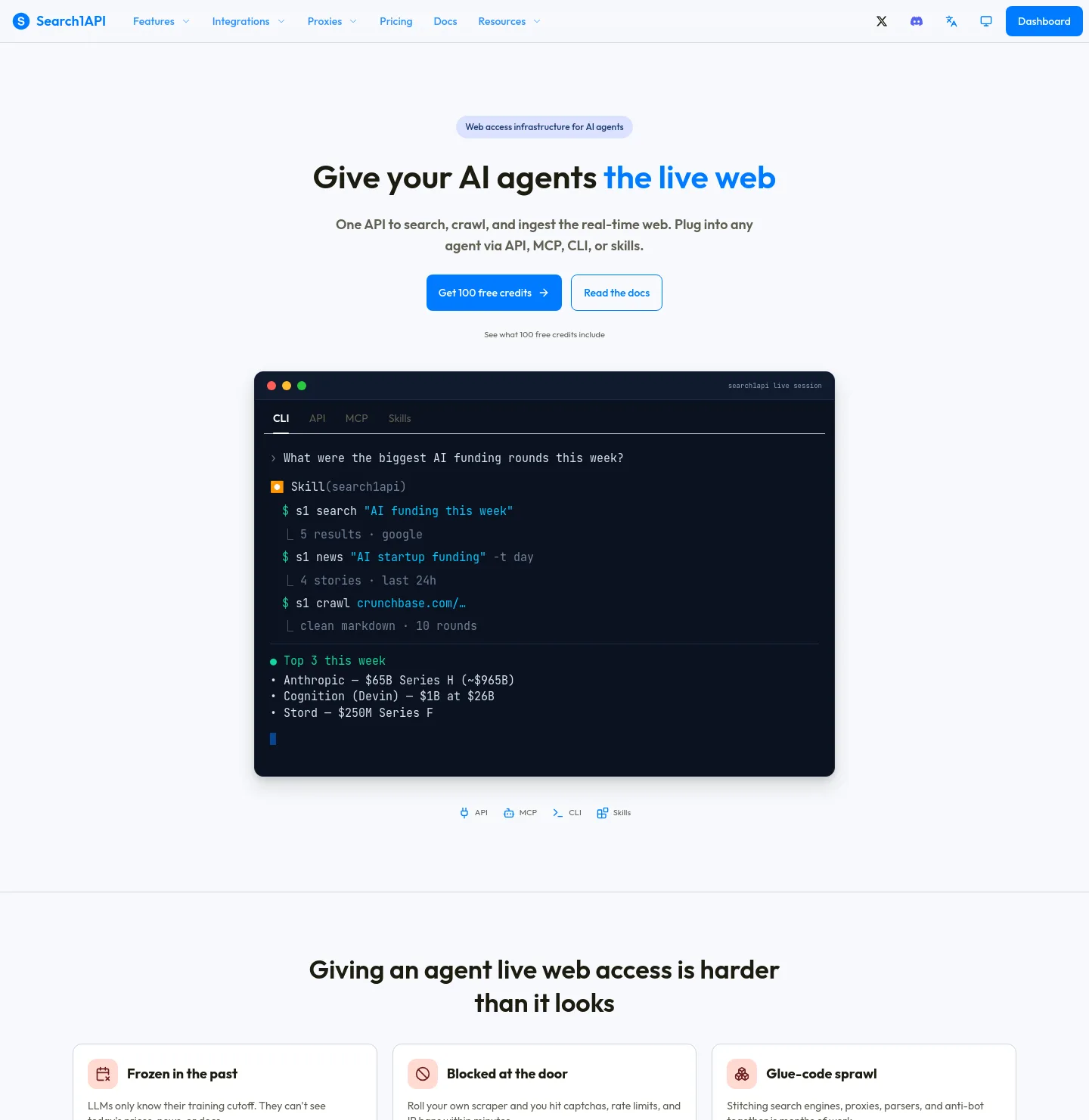 s1.dev — a measured funnel