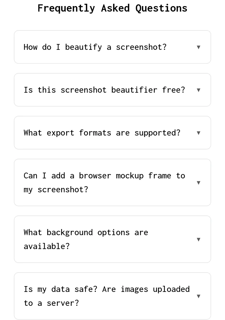 saasgrow.app — a real FAQ section
