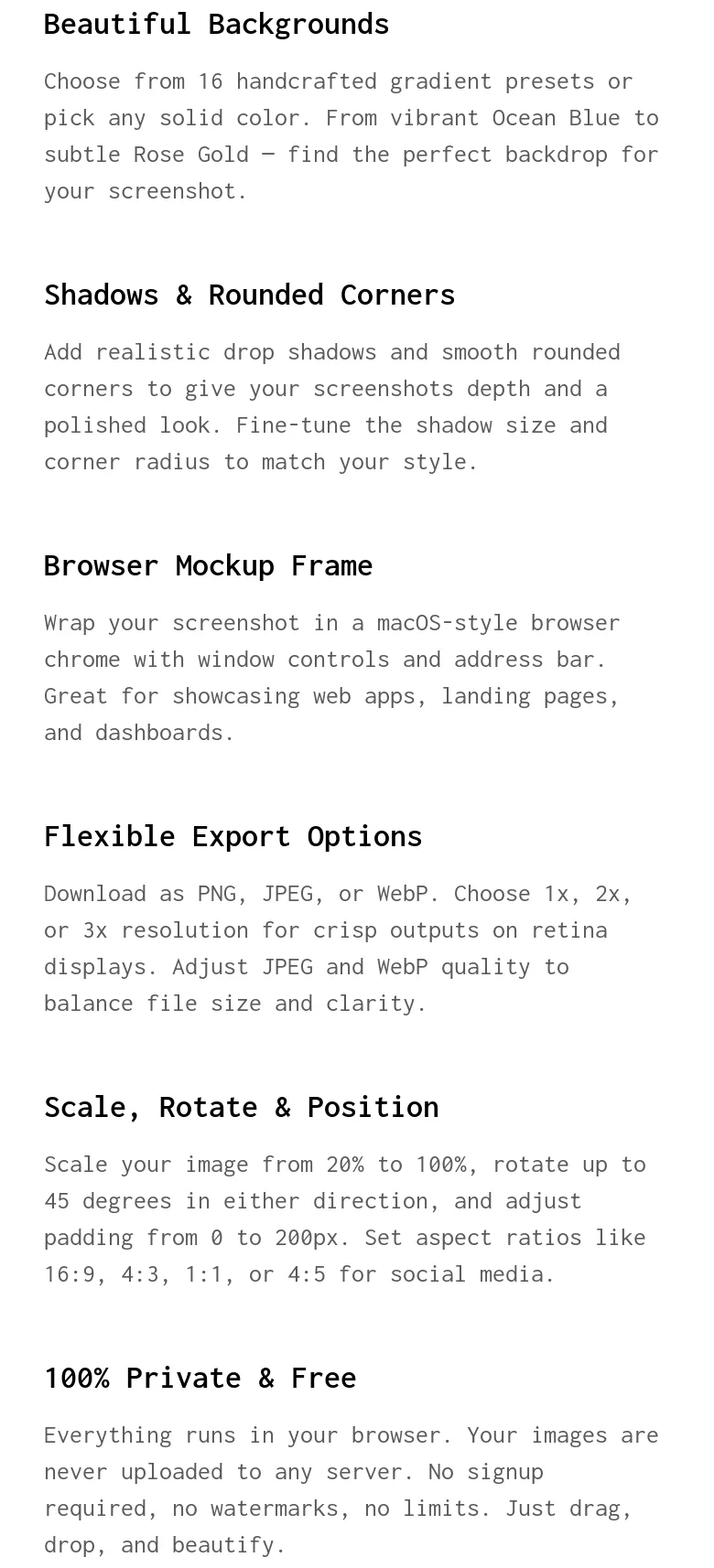 saasgrow.app — Features