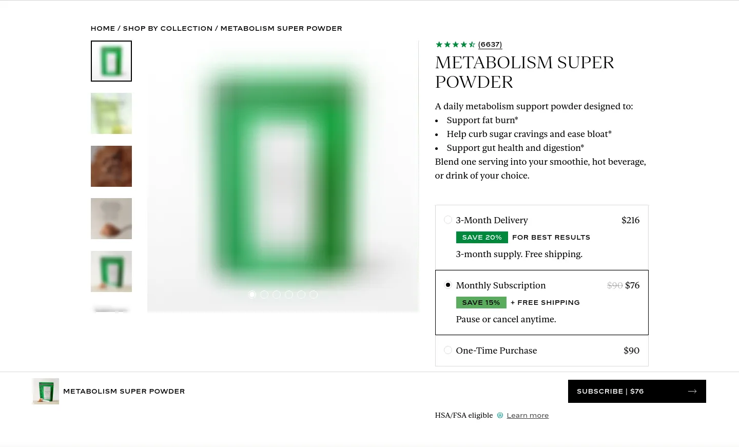 sakara.com — Hero