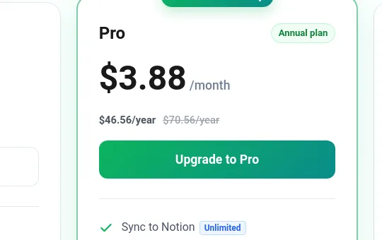 Price anchor element from saveai.net