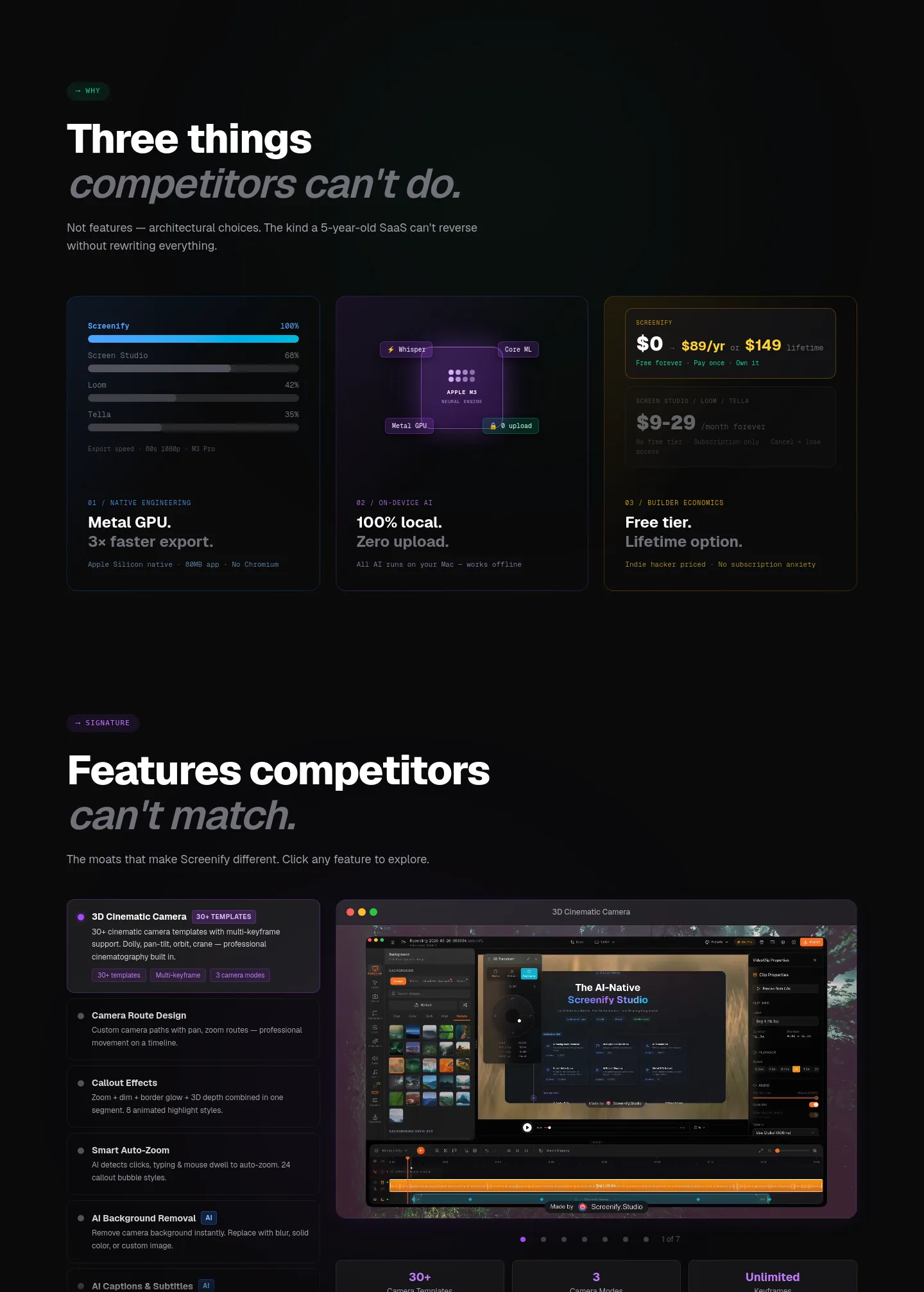 screenify.studio — Pricing