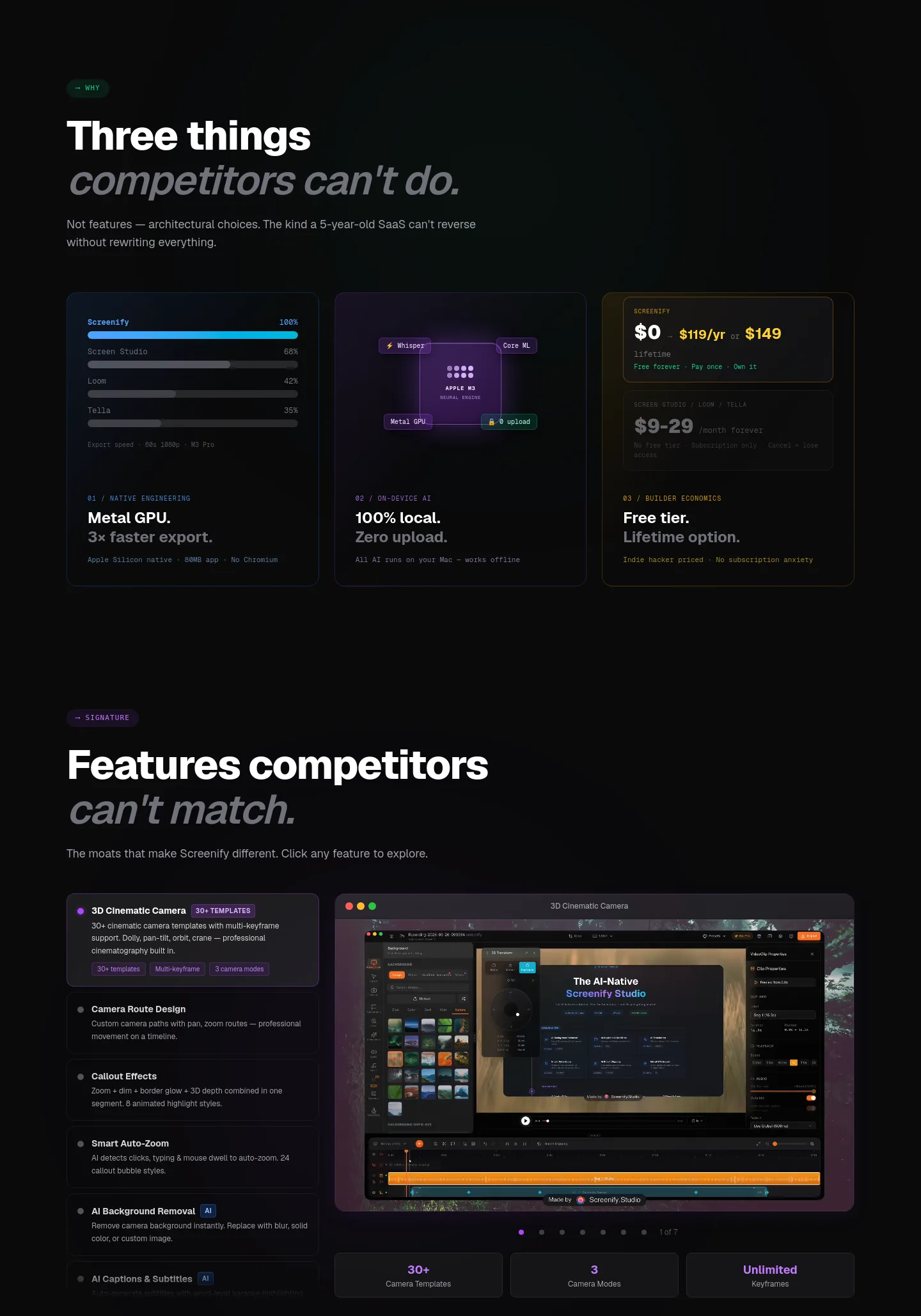 screenify.studio — Pricing