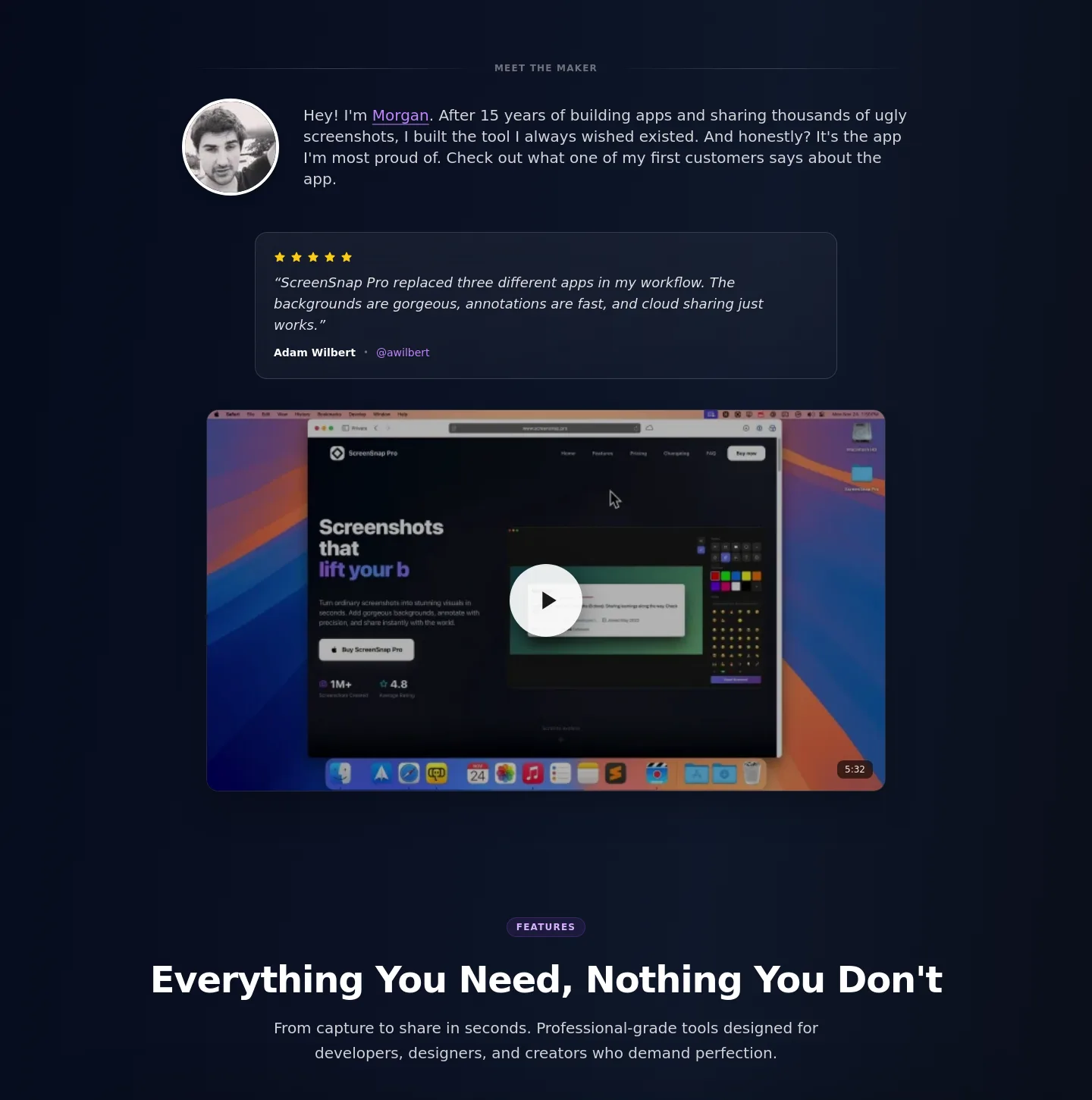 screensnap.pro — Features