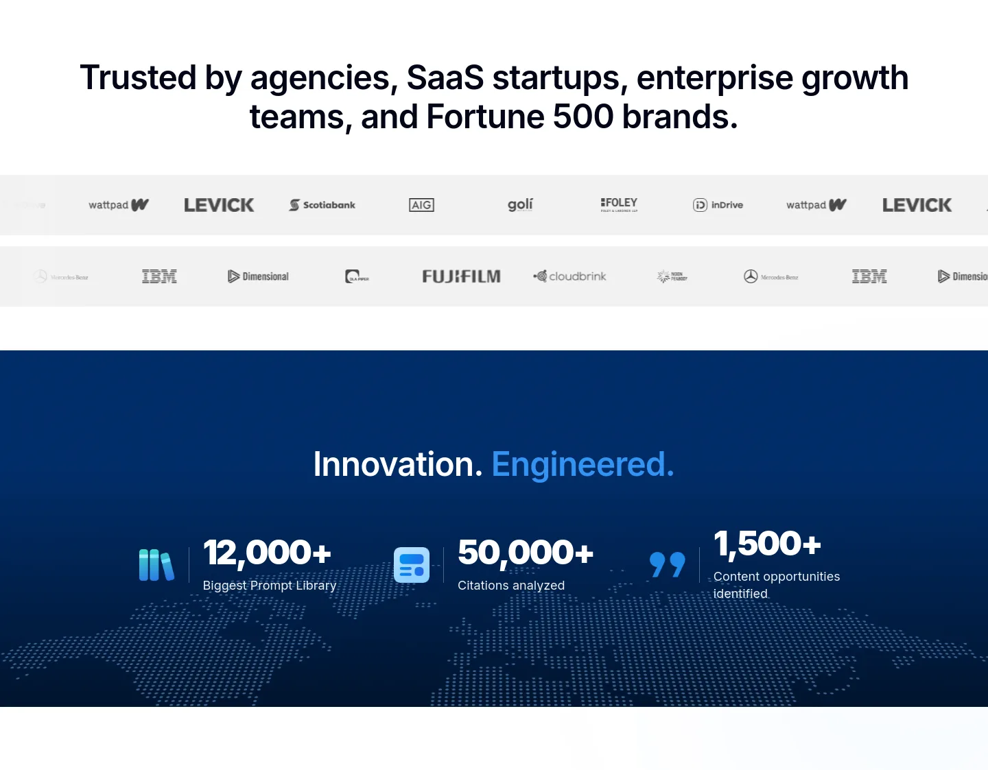 searcheo.ai — Logo Wall