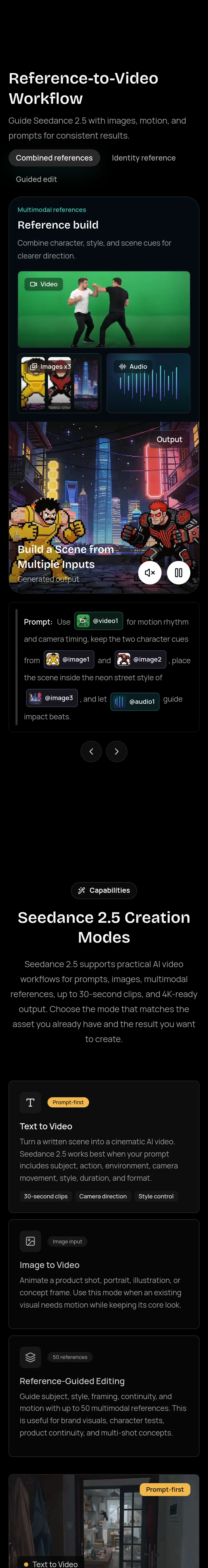 seedance2-5ai.com — Features