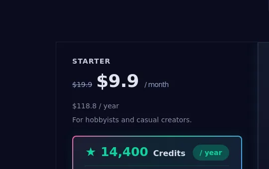 Price anchor element from seedance25ai.net