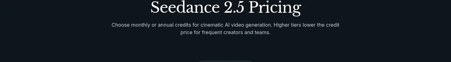 seedance25app.com — Hero