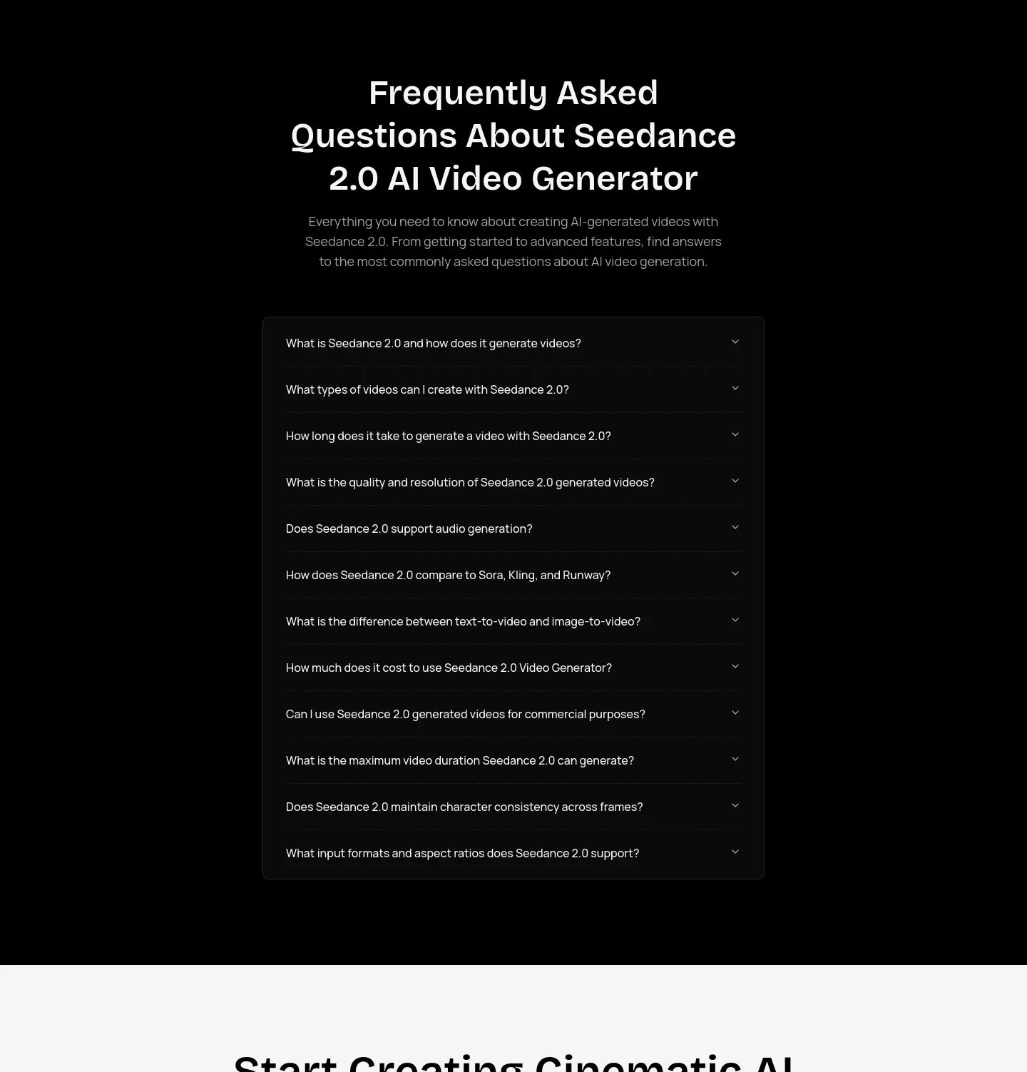 seedance2video.ai — FAQ