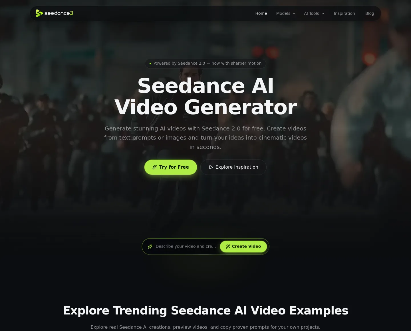 seedance3.tools — a measured funnel