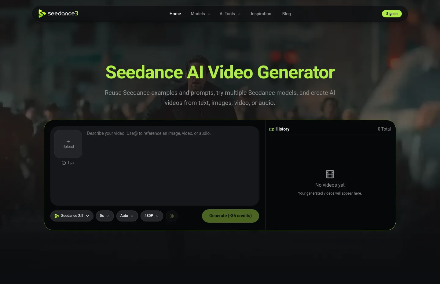 seedance3.tools — Hero