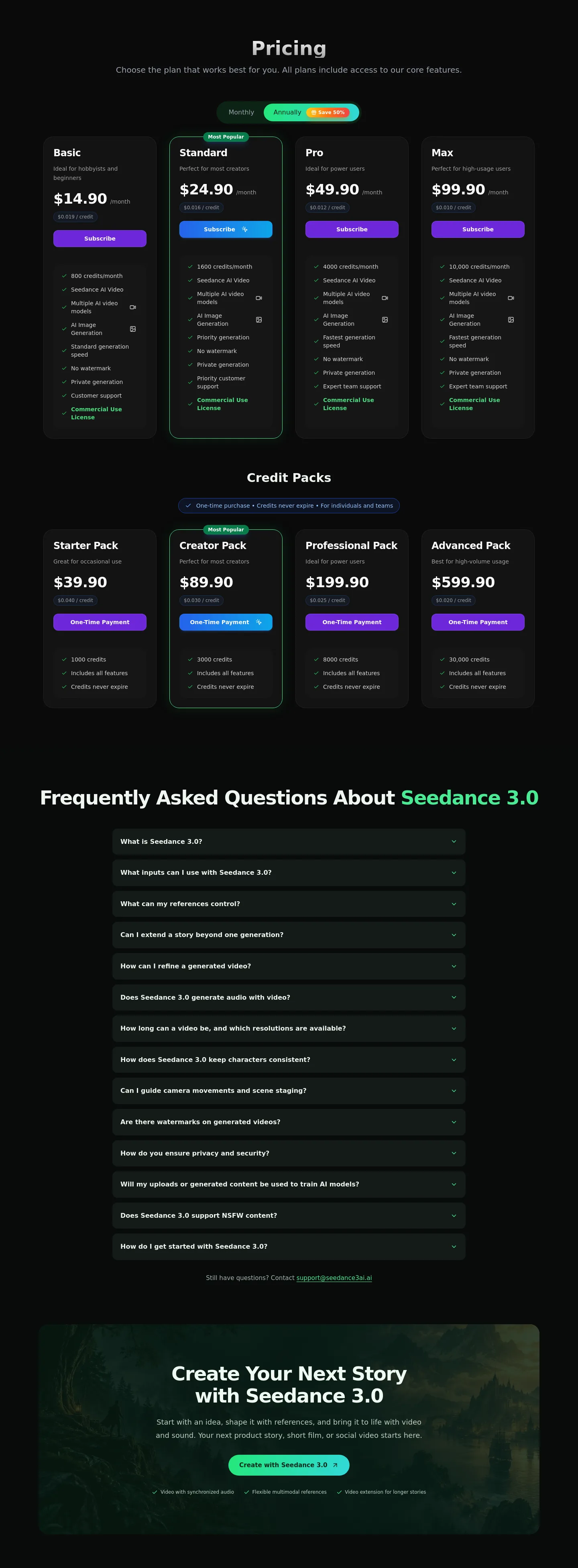 seedance3ai.ai — FAQ