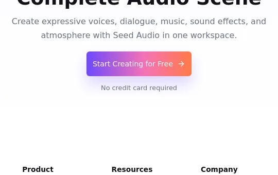 No credit card element from seedaudio.org