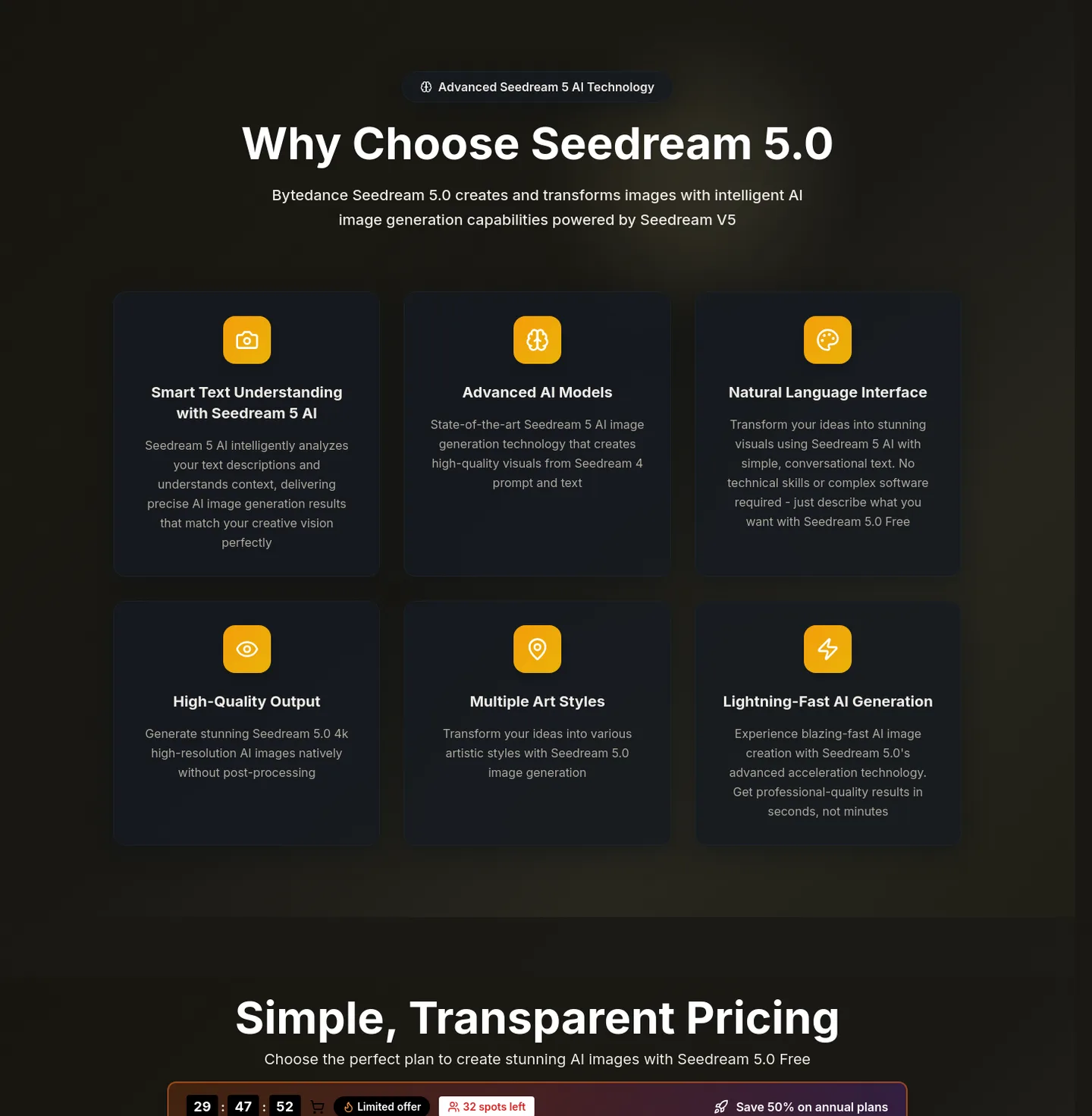 seedream-5.app — Features