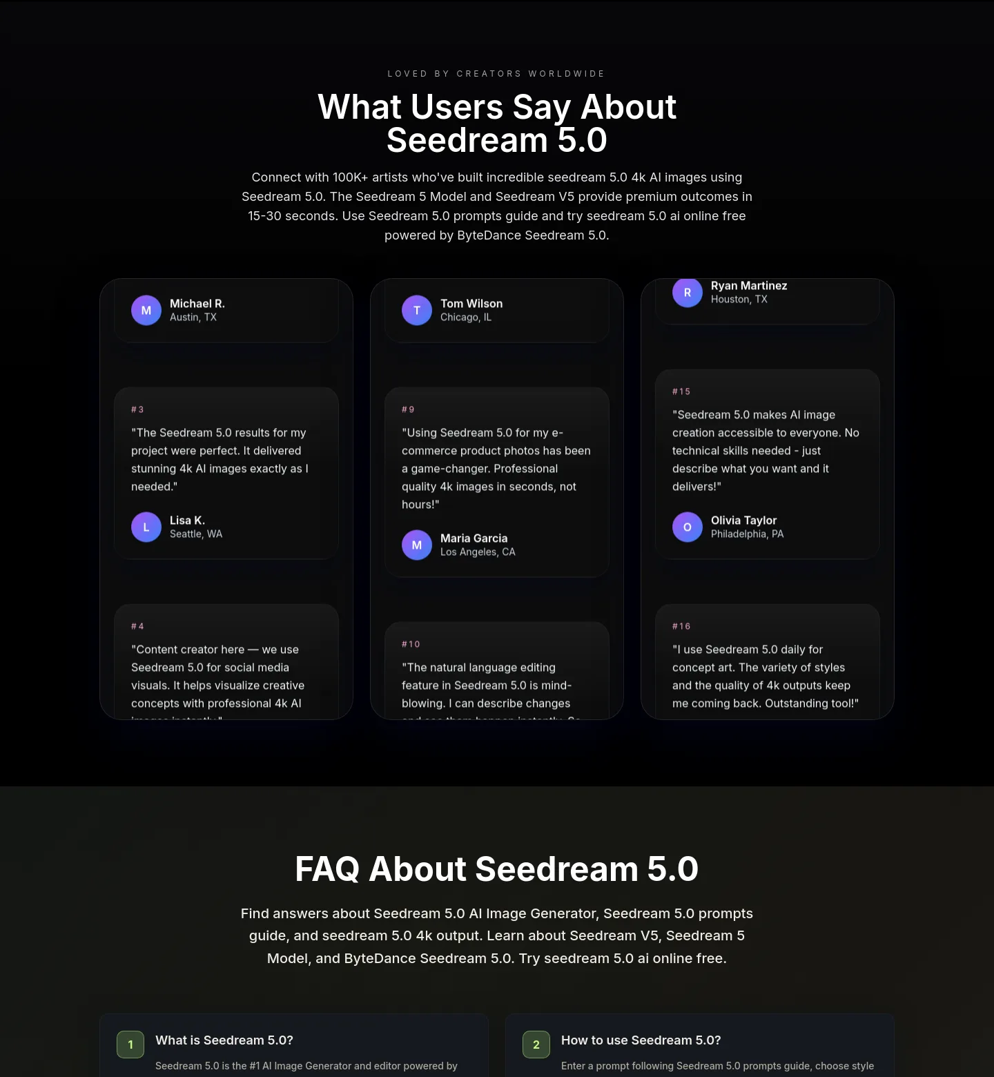 seedream5ai.app — Logo Wall