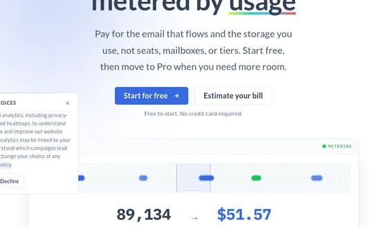 No credit card element from sendmux.ai