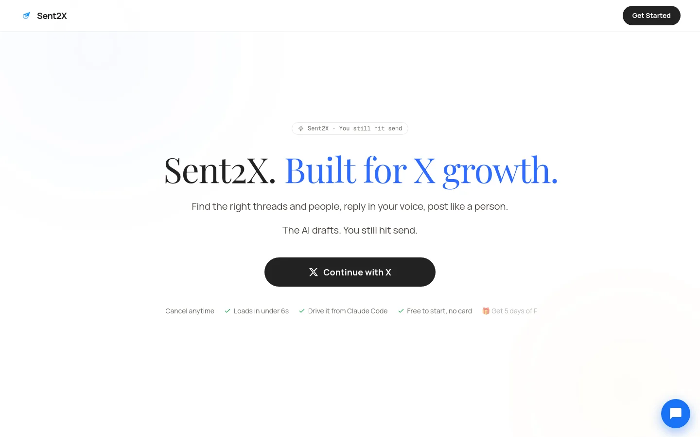 sent2x.com — Hero