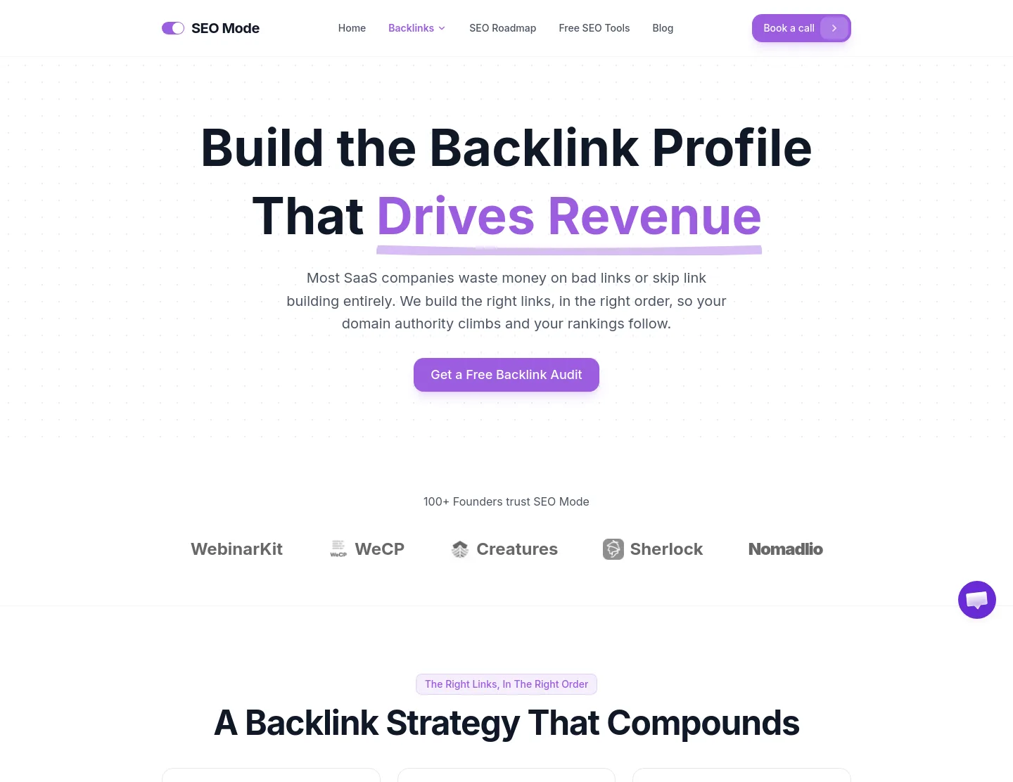seomode.co — a measured funnel