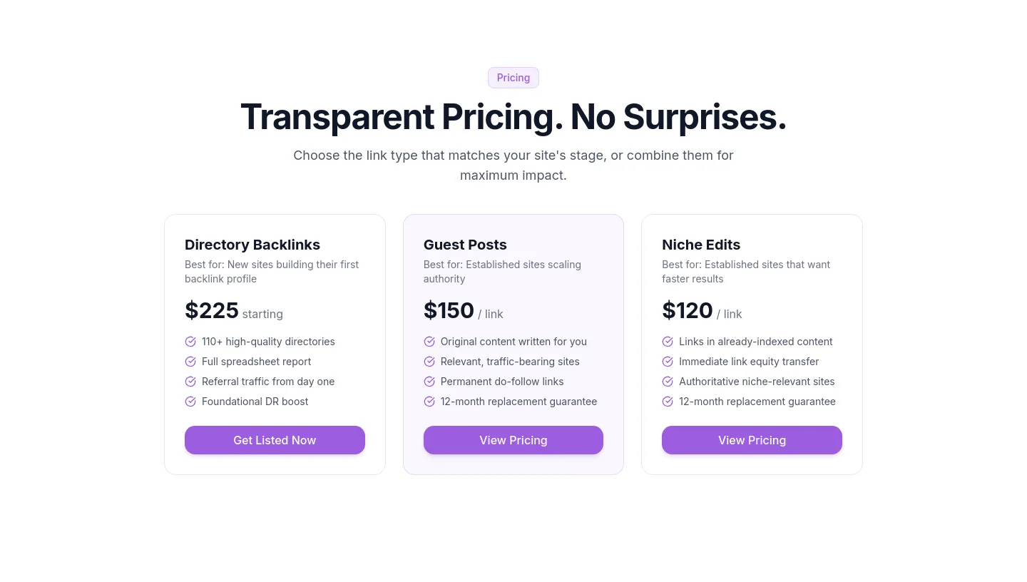 seomode.co — Pricing