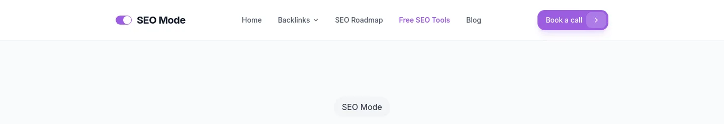 seomode.co — a measured funnel