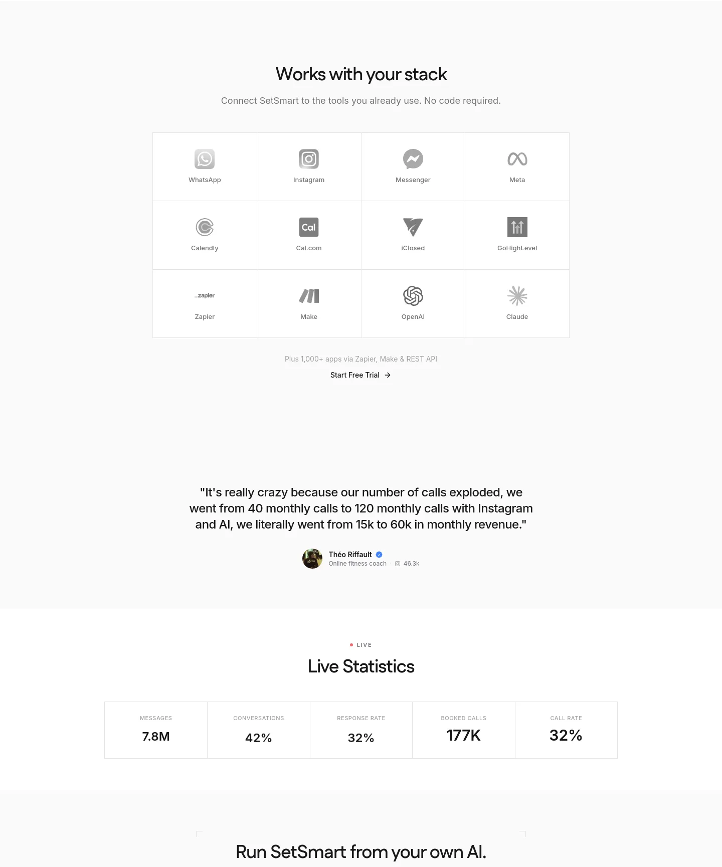 setsmart.io — a real Logo Wall section