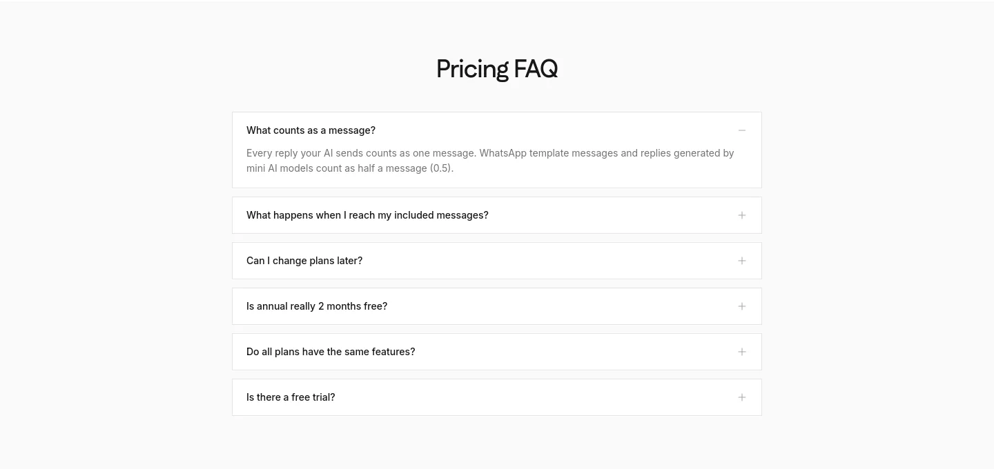 setsmart.io — a real FAQ section