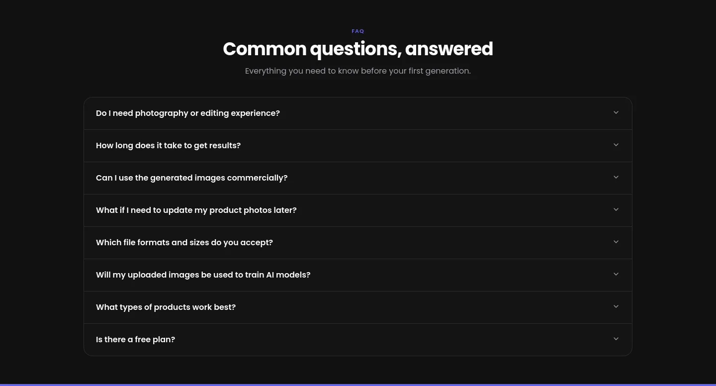 sharpshoot.ai FAQ section