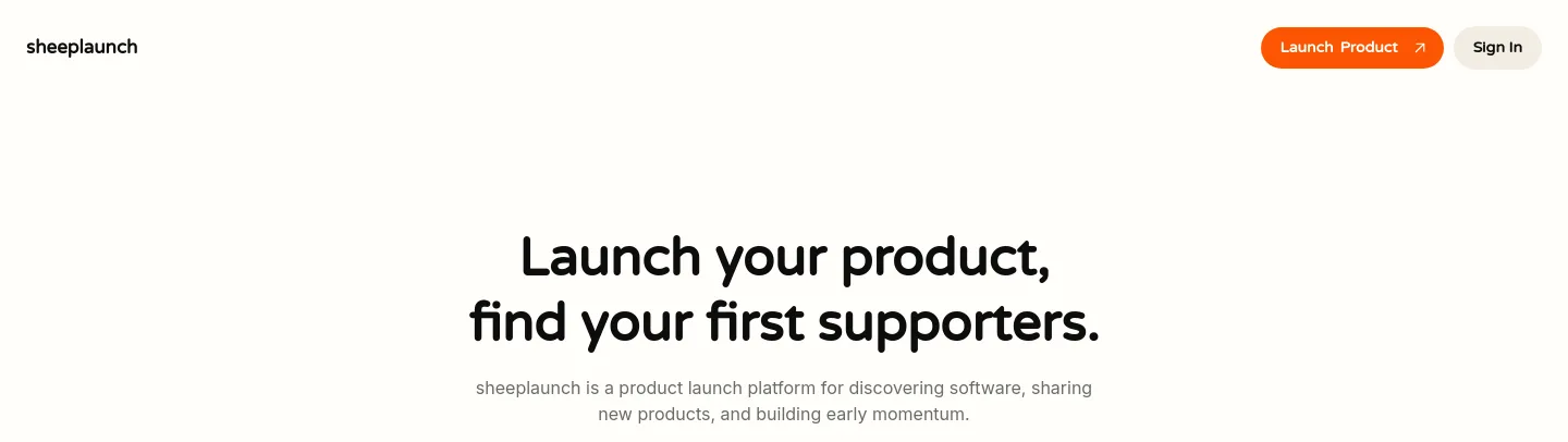 sheeplaunch.com — a measured funnel