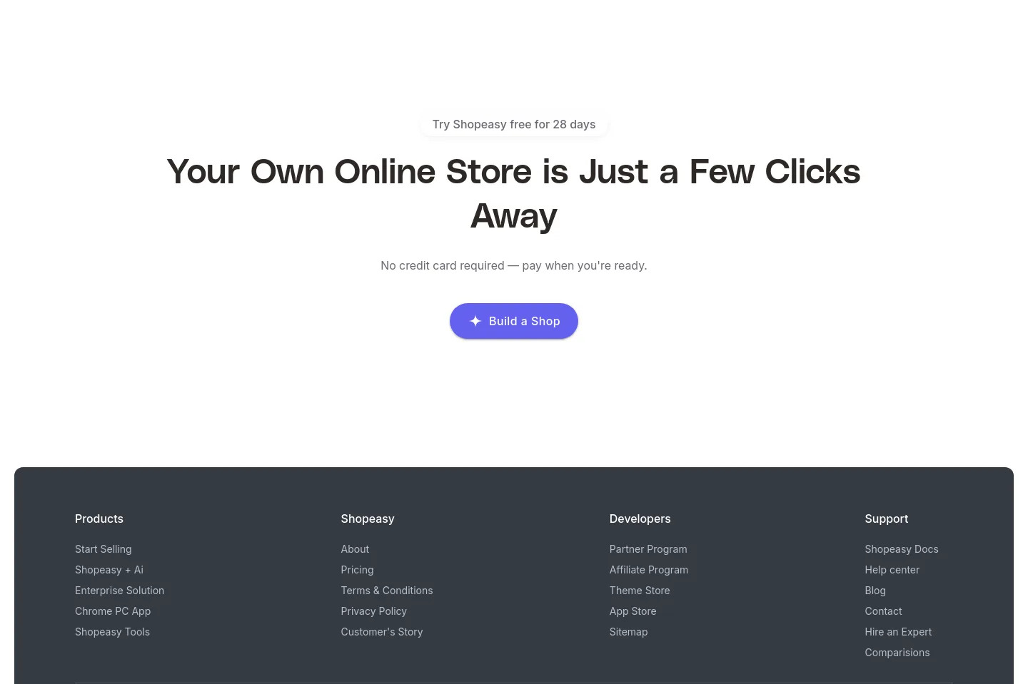 shopeasy.ai CTA section