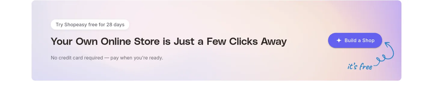 shopeasy.ai CTA section