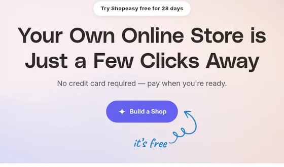 No credit card element from shopeasy.ai
