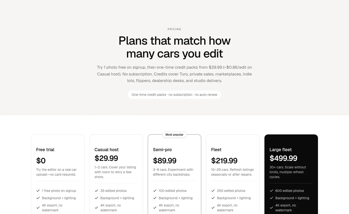 shoturo.com Hero section