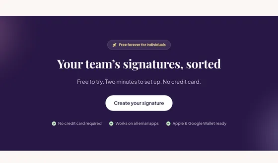 No credit card element from signstamp.co