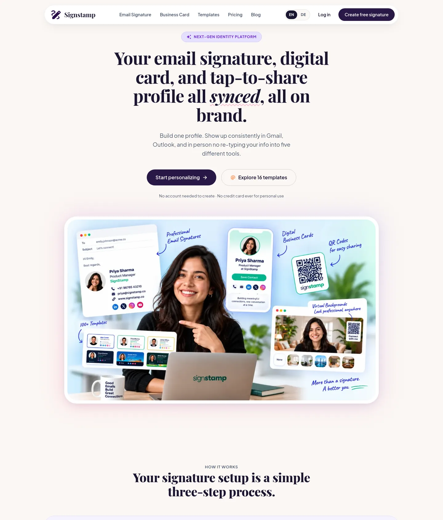 signstamp.co — a measured funnel
