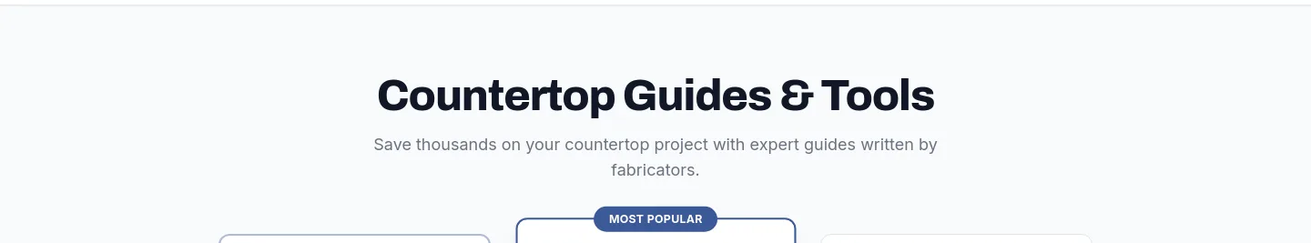 slabwise.com Hero section
