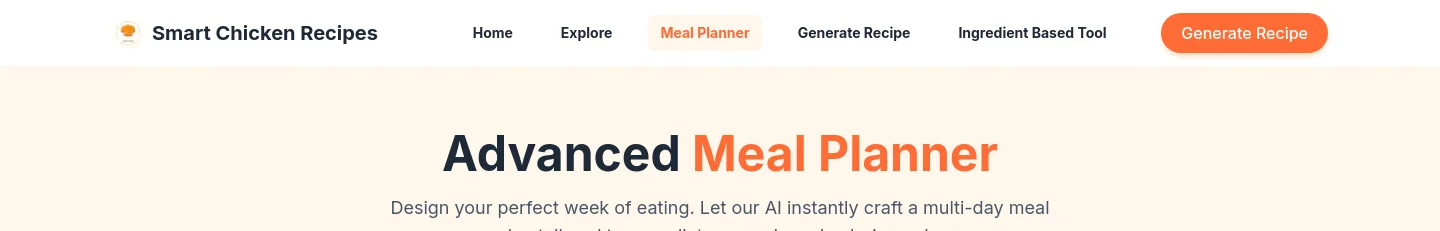 smartchickenrecipes.com — a measured funnel