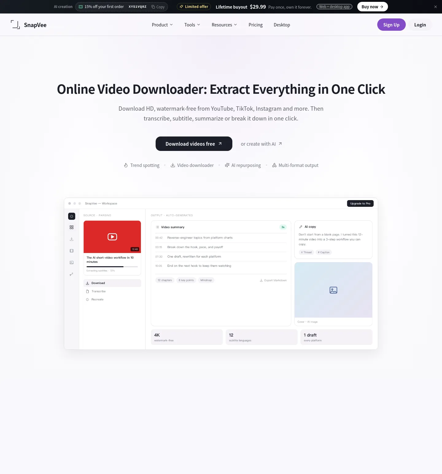 snapvee.com — The Trust Wall
