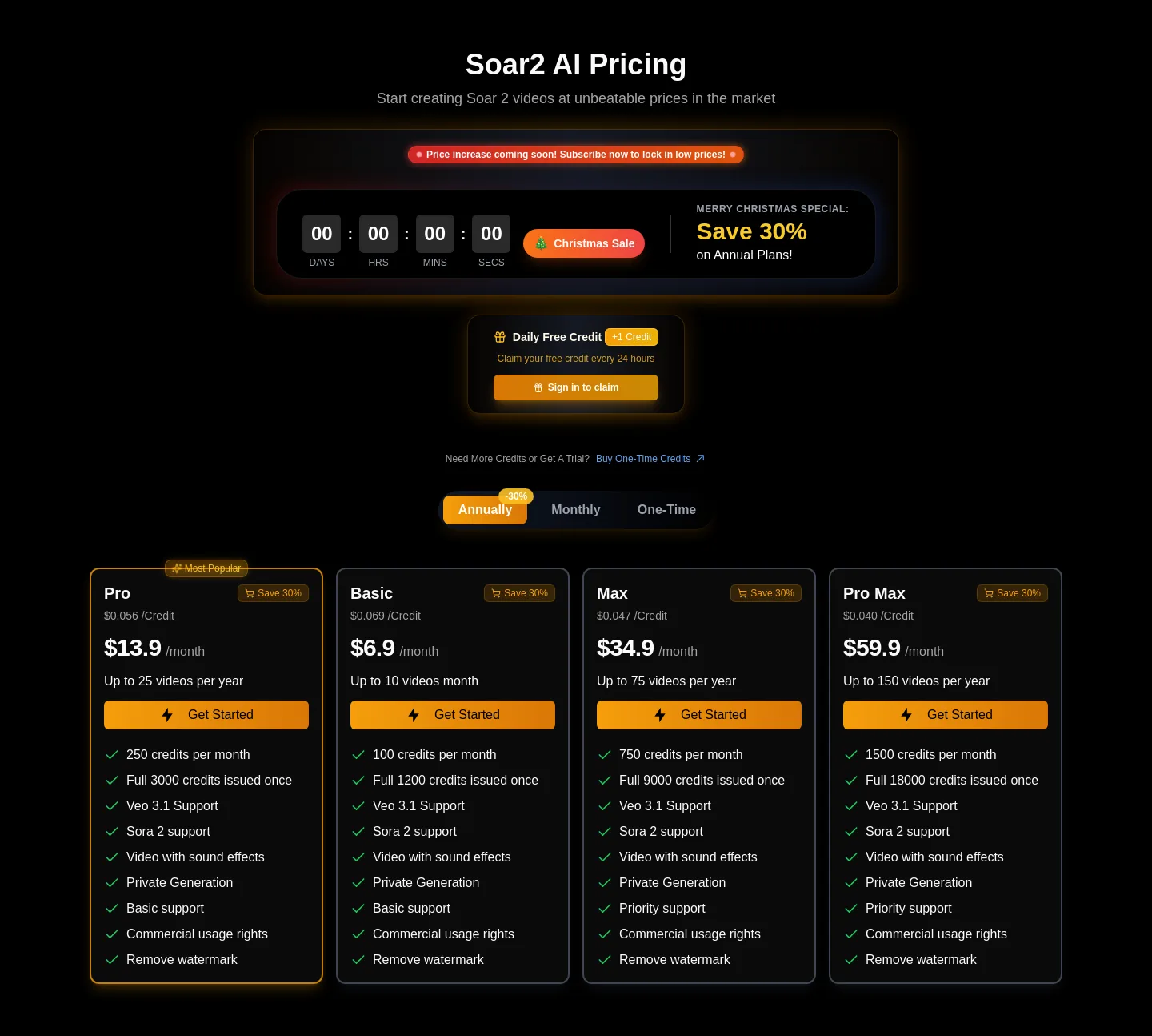 soar2ai.com — Pricing