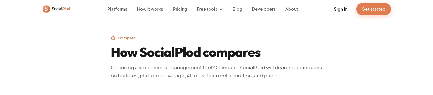 socialplod.com Hero section