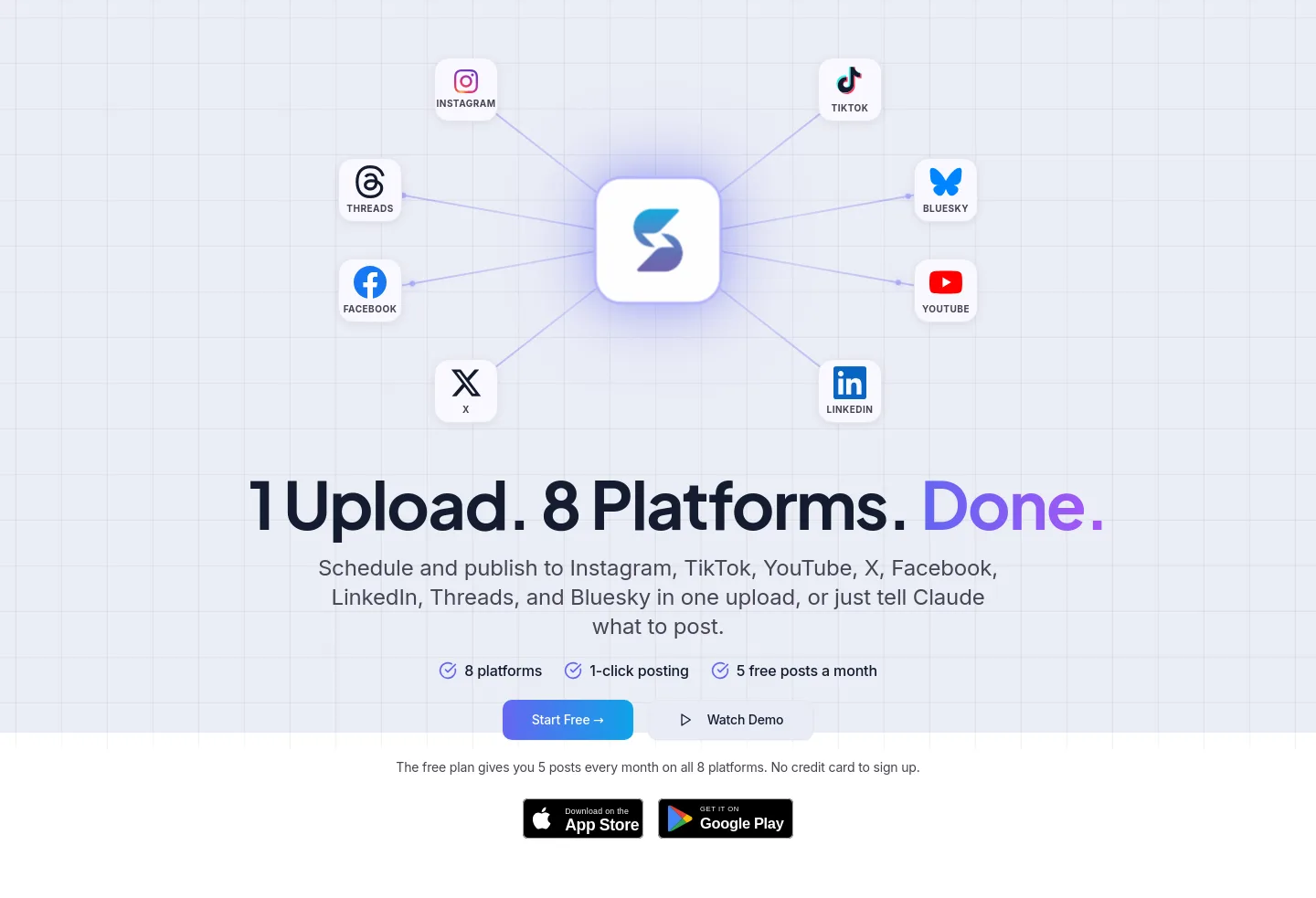 socialync.io Hero section