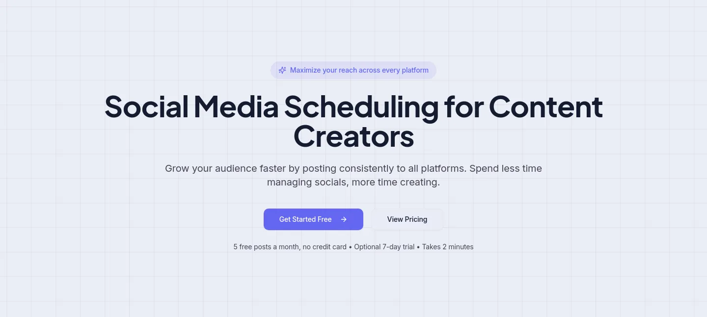 socialync.io Hero section