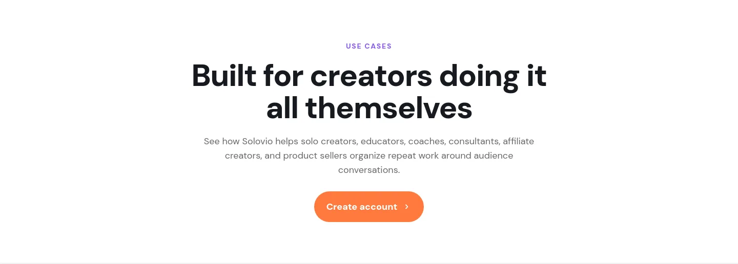 solovio.app Hero section