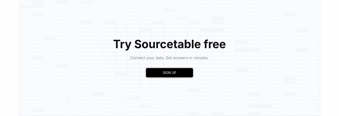 sourcetable.com CTA section