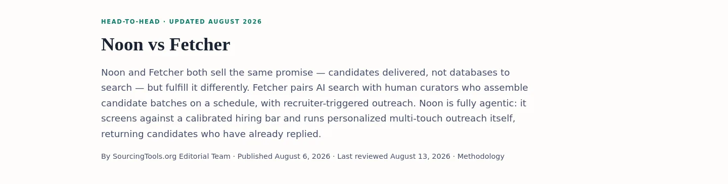 sourcingtools.org Hero section