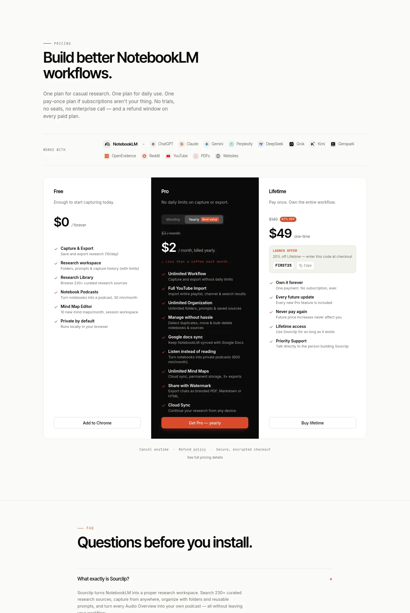 sourclip.com Logo Wall section